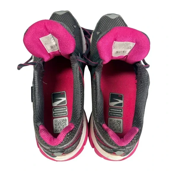 Brooks Glycerin 10 Womens 9.5 Running Sneakers Gray Pink Athletic Shoes - Picture 7 of 11